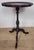 Vintage Wine Tripod Table Piecrust Scalloped Edge English 1950 Postage Available For Sale - Image 13 of 18