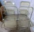 Yellow 1960s Vintage Lucite Folding Chairs - Set of 4 For Sale - Image 8 of 8