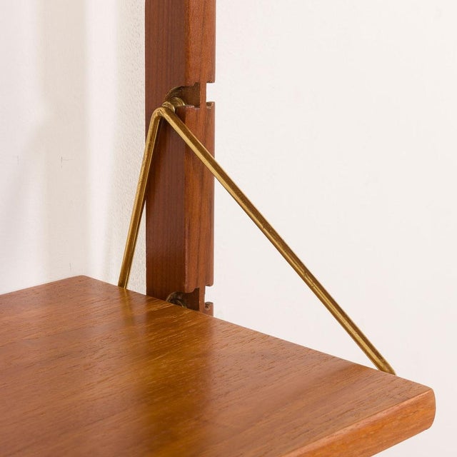 One Bay Wall Unit in Teak from Ergo, Norway, 1960s For Sale - Image 13 of 17
