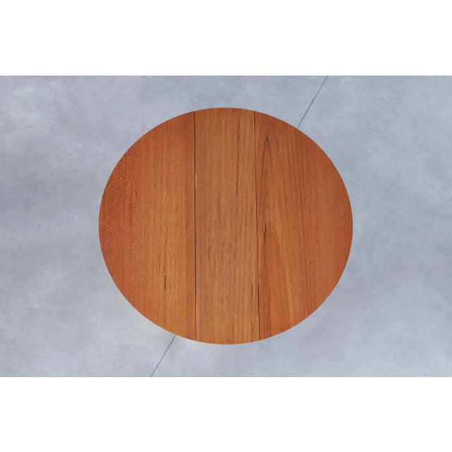 Danish Modern Teak Nesting Table by Carlo Jensen for Poul Hundevad, 1960s For Sale - Image 12 of 12