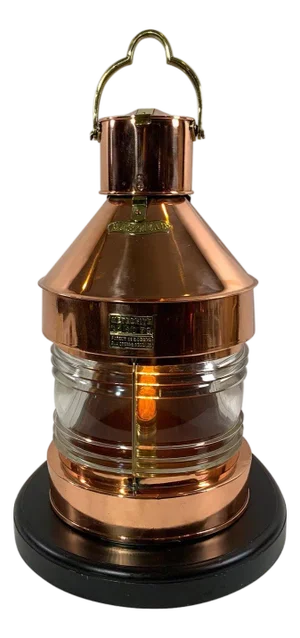 Copper Ships Masthead Lantern By Meteorite Of England