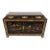 Large Regency Style Black and Gold Chinoiserie Decorated Box For Sale