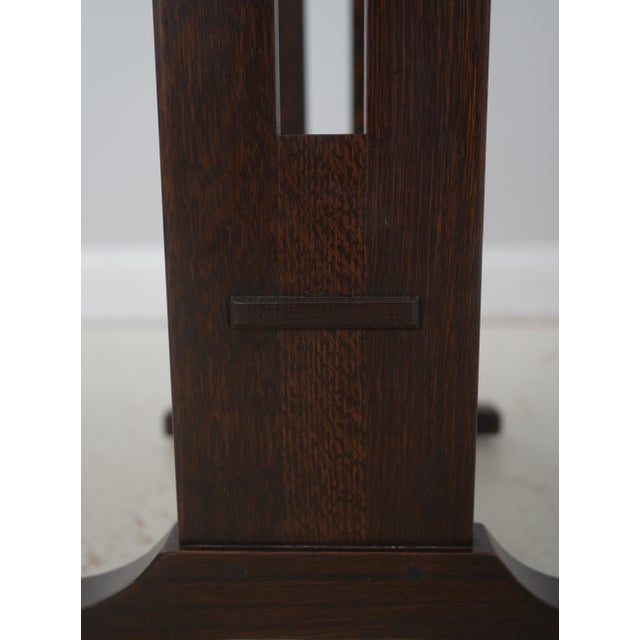 Stickley Small Mission Oak Dropleaf Occasional Table For Sale - Image 13 of 18