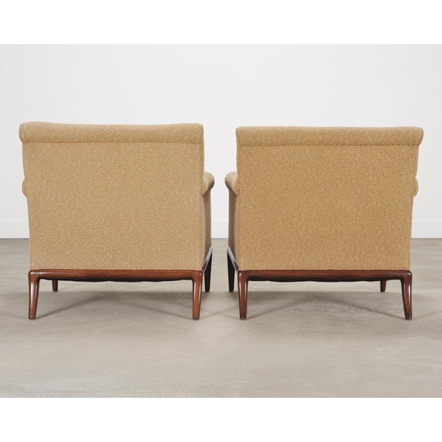 Pair of A. Rudin "No. 600.1" Hardwood Boucle Lounge Armchairs For Sale - Image 18 of 18