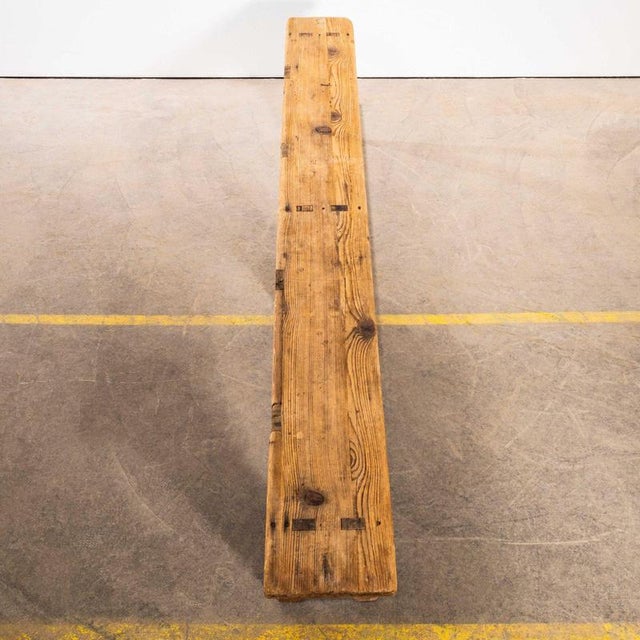 French Long Station Benches, 1950s For Sale - Image 3 of 6