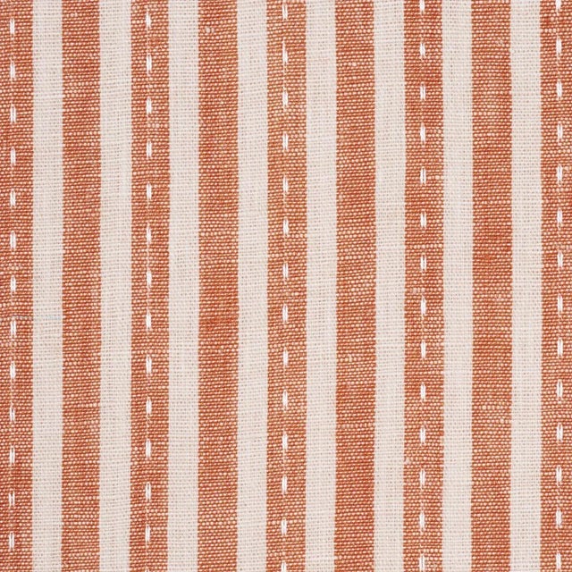 Printed on a linen-hemp blend with a running-stitch detail, Mathis Ticking Stripe is an interesting, textural take on...
