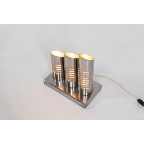 Reggiani Space Age Table Lamp attributed to Goffredo Reggiani For Sale - Image 4 of 14