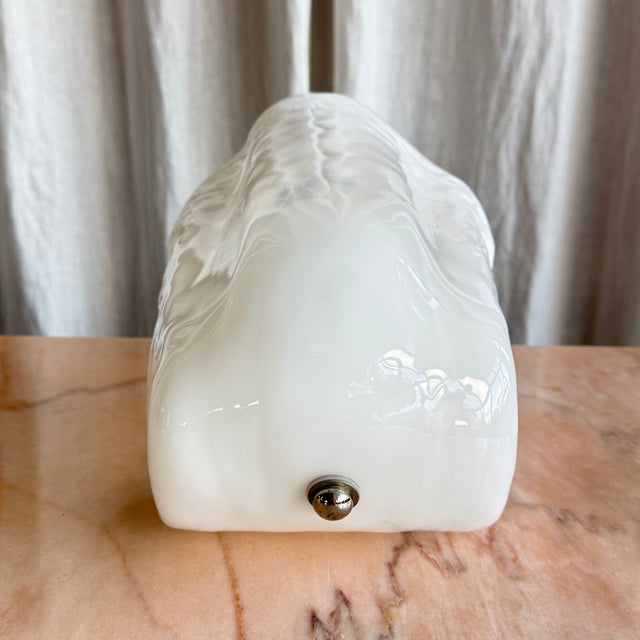Mid-Century Modern Murano Glass Oyster Table Lamp from La Murrina, Italy, 1970s For Sale - Image 9 of 17