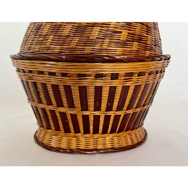 Vintage Wicker Cat Basket Chairish