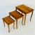 Wood Vintage French Nesting Tables, 1930s, Set of 3 For Sale - Image 7 of 11