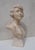 Italian Artist, Large Art Deco Carved Bust of Woman, 1920s-1940s, Alabaster For Sale - Image 4 of 18