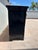 Vintage Chinese Black Lacquer Chinoiserie Sideboard W/ Hand-Painted Gilt Decoration For Sale - Image 12 of 15