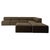This EAVE modern modular sectional sofa in grey-green fabric by Audo Copenhagen, is a versatile seating solution designed...