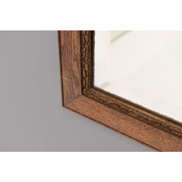 Oak Framed Mirrors, 1920, Set of 2 For Sale - Image 6 of 7