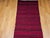 Vintage Turkish Hand Woven Kilim Runner, Wool & Cotton, Stripe Design, 3x12 For Sale - Image 9 of 15