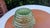 1920s Art Deco Green Uranium Glass Vase, 1920s For Sale - Image 5 of 7