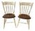 Pair of 1975 Ethan Allen Stenciled Thumb Back Windsor Dining Chairs For Sale