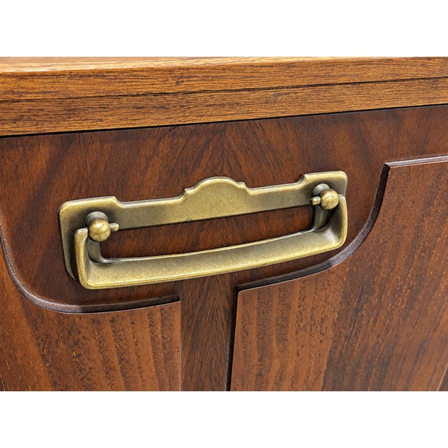 Mid Century Modern Record Storage Cabinet by Lane Furniture, C. 1960’s For Sale - Image 9 of 14