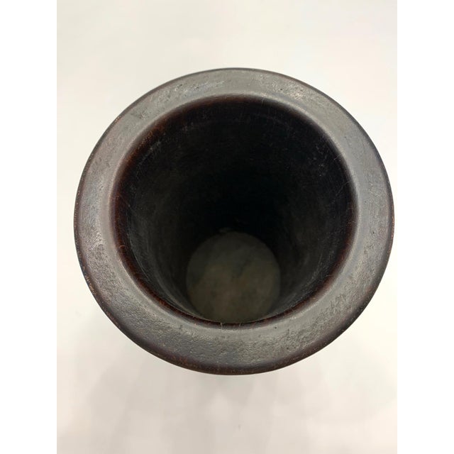 Finely Carved Chinese Brush Holder Pot For Sale - Image 4 of 16