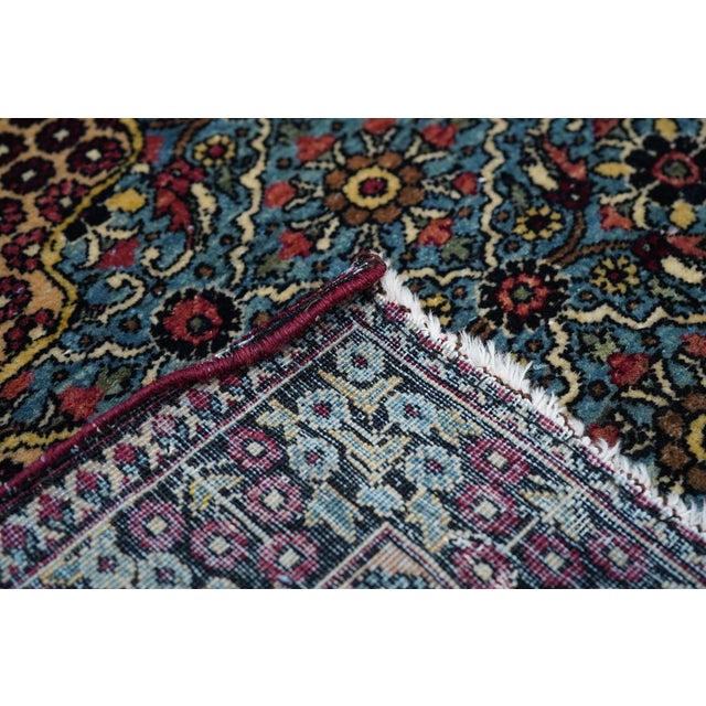 Antique Tehran Rug 4'5'' X 6'11'' For Sale - Image 10 of 11