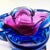 Vintage Pink and Sky Blue Ashtray in Murano Glass, 1960s For Sale - Image 6 of 8