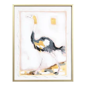 "Elegant Bird Facing Left" Original Artwork by Kellie Newsome