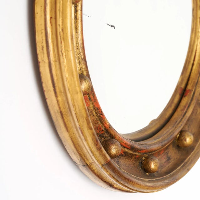 Gold Convex French “Sorciere” Mirror For Sale - Image 8 of 9