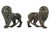 19th Century Neoclassical Bronze Lion Sculptures With Aged Patina For Sale - Image 4 of 11