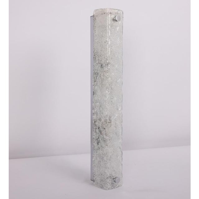 Modern Large Modernist Murano Glass Wall Sconces from Hille, Germany, 1960s, Set of 2 For Sale - Image 3 of 10