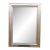 Vintage Uttermost 12005b Silver Beveled Wall Vanity Mirror 37" For Sale