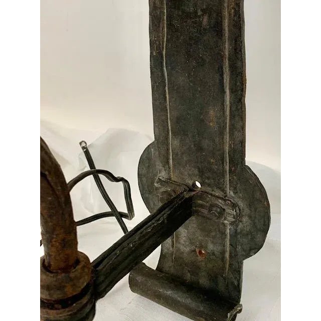 Vintage Spanish Swing Arm Hand Forged Spanish Sconces - Pair For Sale - Image 12 of 12