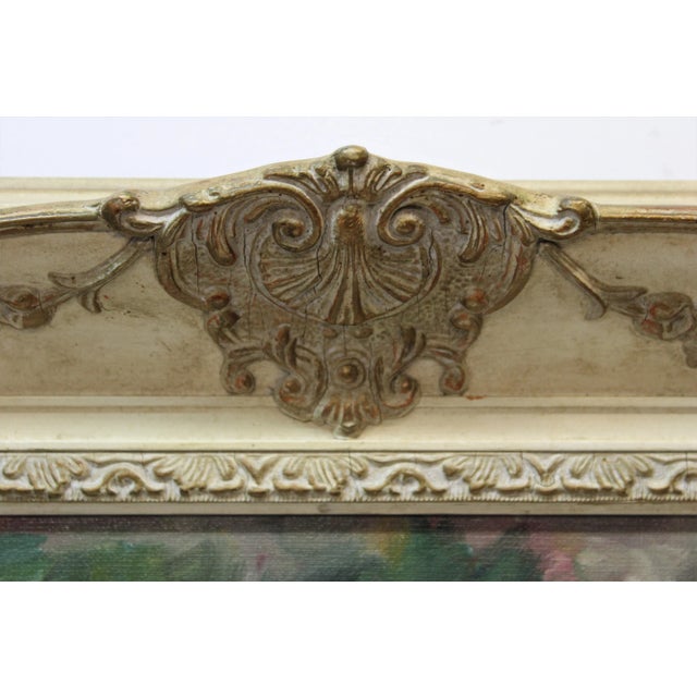 White E. Gert Fruit Still Life Painting W/Pitcher & Candelabra For Sale - Image 8 of 9