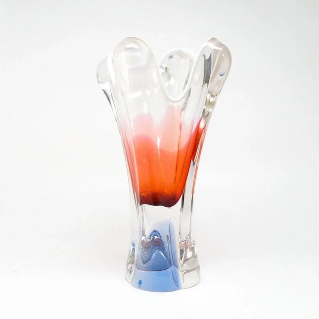 Postmodern Vase from Chribska Glassworks, Czechoslovakia, 1930s For Sale - Image 11 of 11