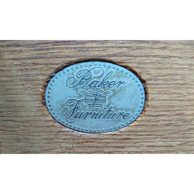 French Style Partner's Desk by Baker, Circa 1970s For Sale - Image 17 of 18