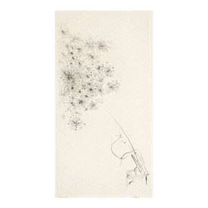 1976 Peter Takal Jar, Clothespin and Flower Drypoint