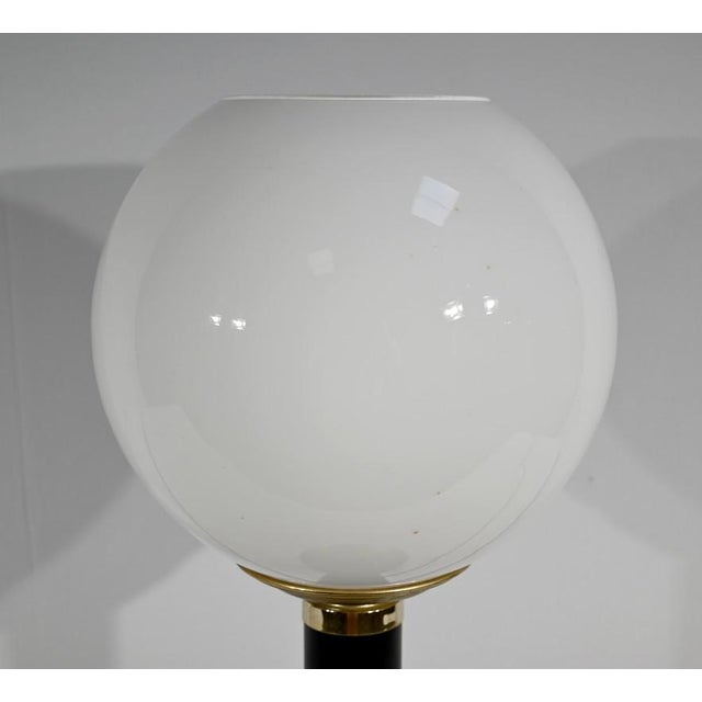 Metal and Brass Desk Lamp, 1950s For Sale - Image 6 of 18