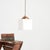 Antique Art Deco Opaline Cube Pendant Light, 1940s For Sale - Image 3 of 3