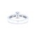 2020s 18ct White Gold Round Brilliant Cut Diamond Ring 0.95ct 5.75g, Size 6 For Sale - Image 5 of 10