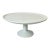 Minimalist Americana French Style Pottery Barn Le Blanc Porcelain Cake Stand. For Sale
