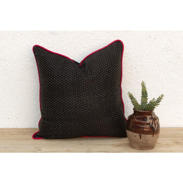 Woven in Gujarat, western India, from antique Mashru, the traditional silk-warp, cotton-weft cloth prized for its lustrous...