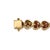 Late 20th Century Elegant 14k Yellow Gold 4.45ct Diamond Ruby Heart Link Bracelet For Sale - Image 5 of 5