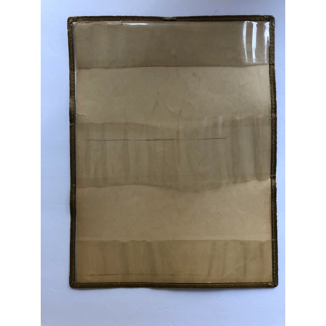 Art Deco 1938 music score sheet cover designed by May da Camaro 10x12.5, preserved