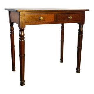 Victorian Small Mahogany Writing Table For Sale