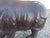 Leather Rhino Figurine For Sale - Image 10 of 12