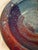 Stoneware Bowl in Reds and Blue by Nationally Recognized North Carolina Potter Bill Stewart For Sale - Image 4 of 8