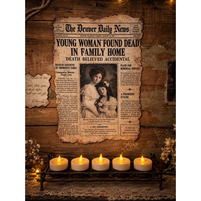 1930s Haunted Heirlooms Masterpiece The Sisters’ Trunk For Sale - Image 11 of 11