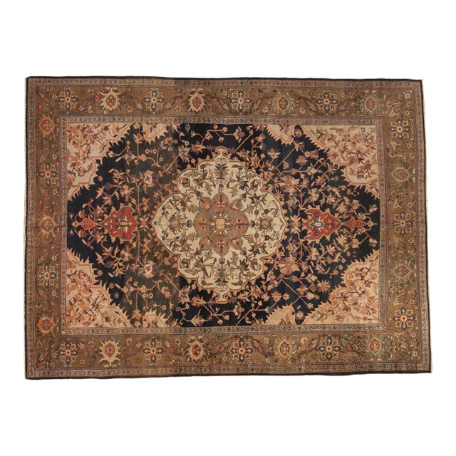 Antique Fine Malayer Carpet - 7'5" X 9'9" For Sale