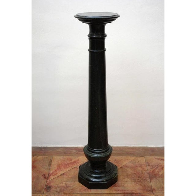 Stone 19th Century French Marble Pedestal For Sale - Image 7 of 8