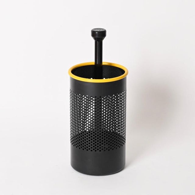 Stunning “Cribbio” umbrella stand in a special edition in black and yellow color. This stylish piece was designed by Raul...