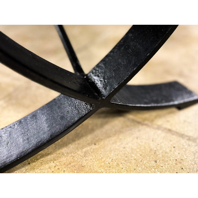 1960s Brazilian Modern Bench by Liceu De Artes E Ofícios, Rosewood & Iron, 1960s For Sale - Image 5 of 14